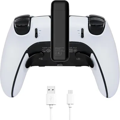 For PS5 DualSense Edge Controller Battery Pack,3500mAh Fast Charging, Portable Wireless Charger - Rechargeable Battery Pack