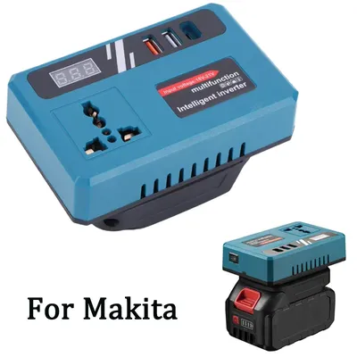 Outdoor Batterie Inverter Adapter Für Makita 18V Li-Ion Batterie DC 18V zu AC 220V Power Station Generator netzteil Inverter