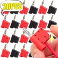 Spina a banana senza saldatura da 4 mm 24A Connettore rapido per cavo ad alta corrente Altoparlanti audio portatili Amplificatore Connettori a inserimento diretto