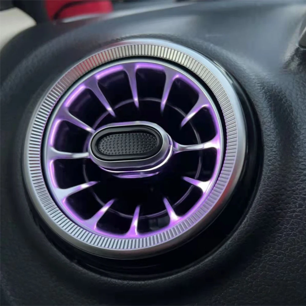 LED Umgebungs Licht Klimaanlage Vent Outlet Turbo Innen Trim Auto Zubehör Für Lavida Für Volkswagen VW Caddy Image