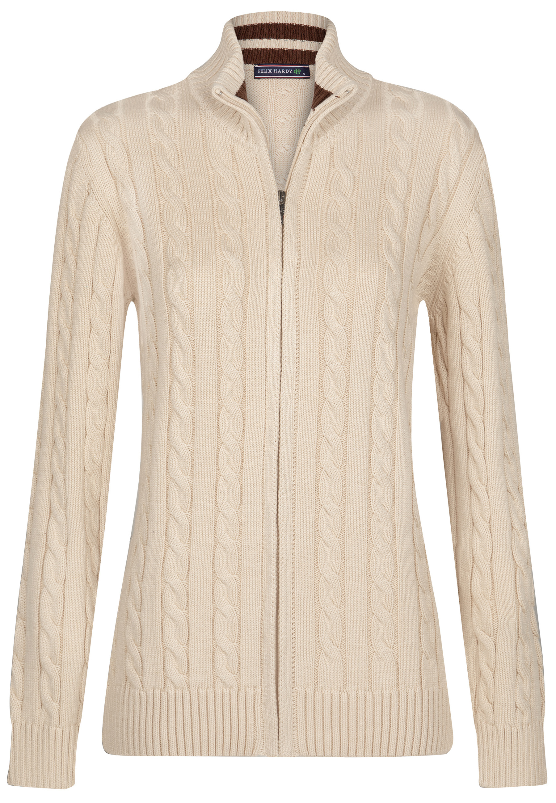 Strickjacke Strickjacke Mit Zopfmuster Image