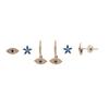 US Polo Assn Jewellery Naomi Gelbgold-Ohrringe
