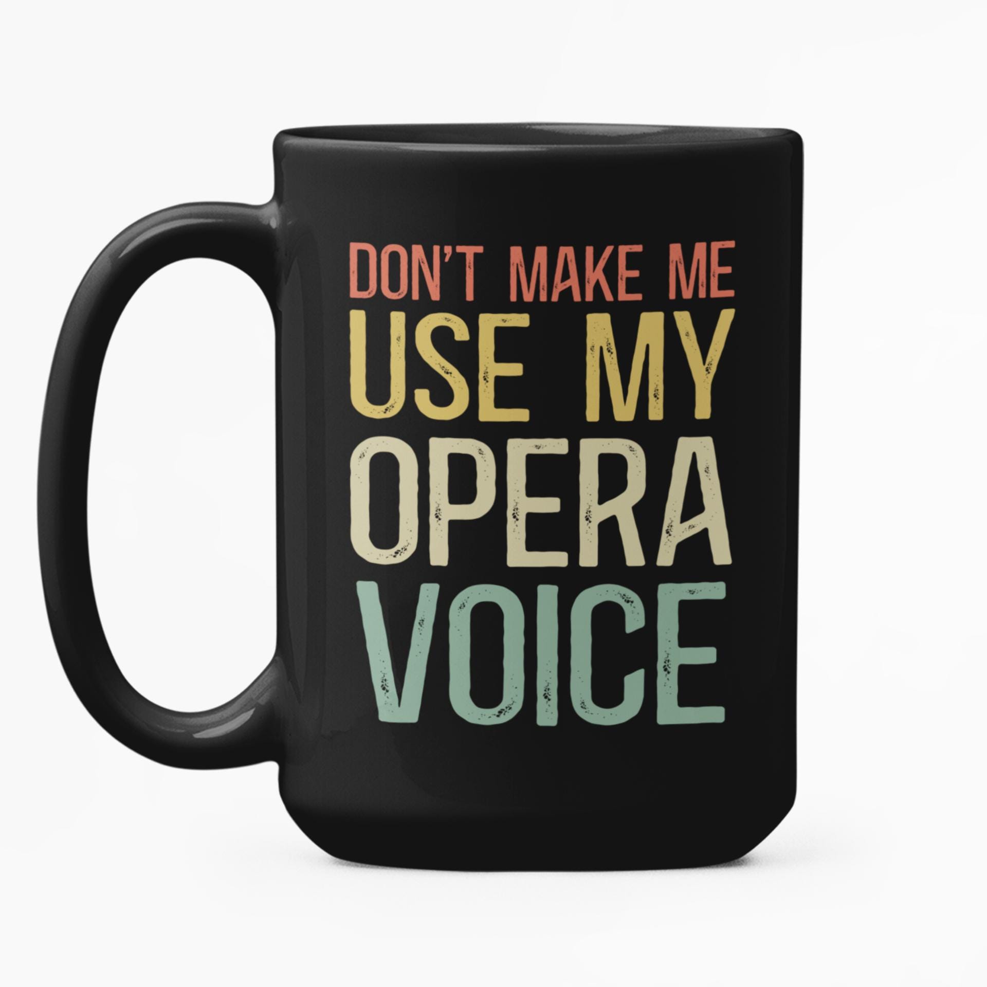 "Tazza da caffè cantante d'opera, regalo divertente per cantante, idea regalo per cantante, regalo per amanti della musica cantante classica, tazza \"No"