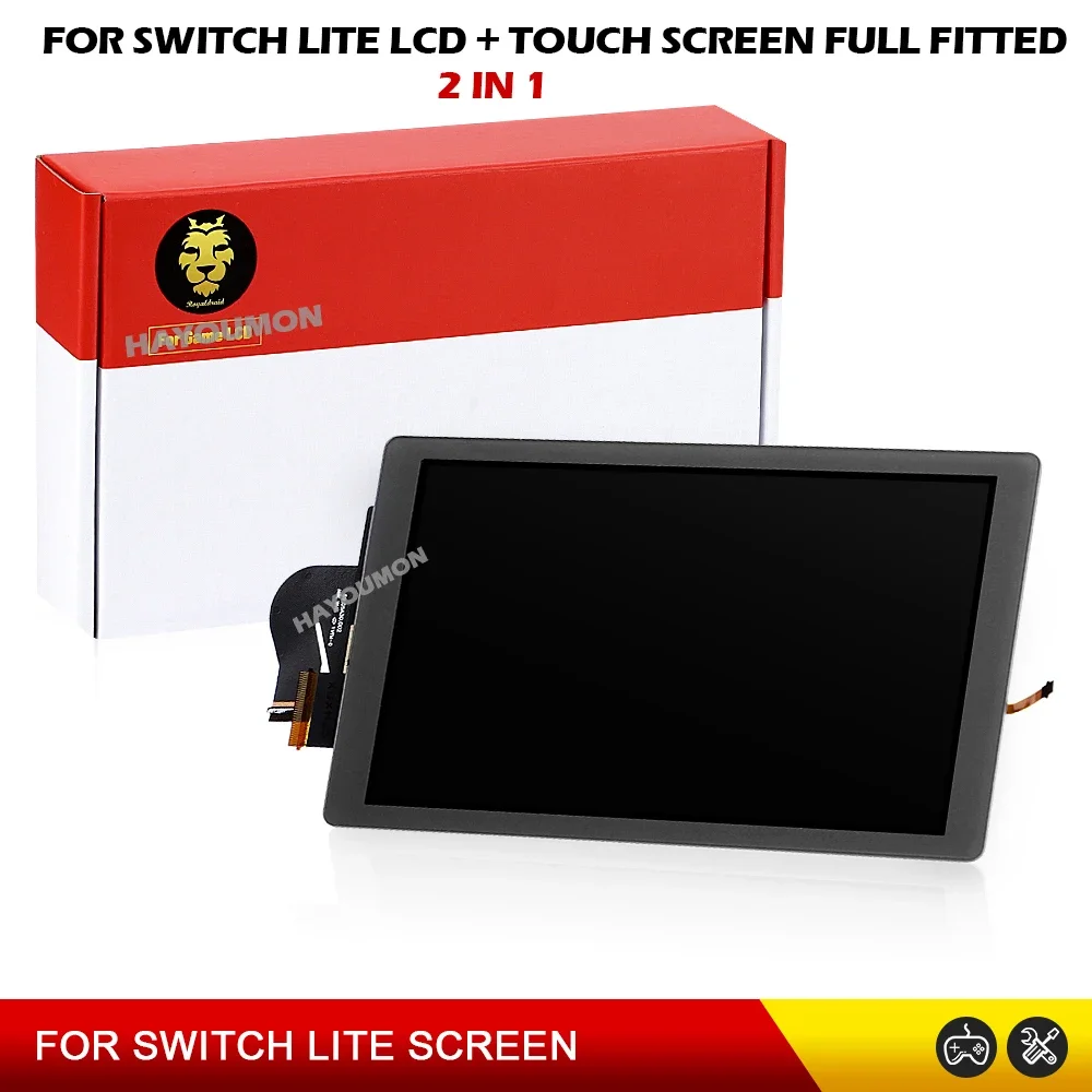 NEUER 2-IN-1-LCD-Bildschirm mit Touchscreen für Switch Lite, voll ausgestatteter LCD-Bildschirm, Ersatz für Spielzubehör Image