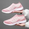 Damenschuhe, weiche Damen-Turnschuhe, leicht und bequem, zum Hineinschlüpfen, Lazy Loafers, Wanderschuhe für Damen, Rosa, Schwarz