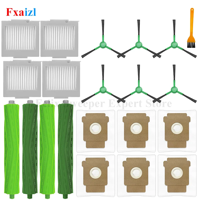 Zubehör für iRobot Roomba Max 705 Vac / Roomba Plus 504VAC Ersatzteile Seitenbürsten HEPA-Filter Staubbeutel mit großer Kapazität Image
