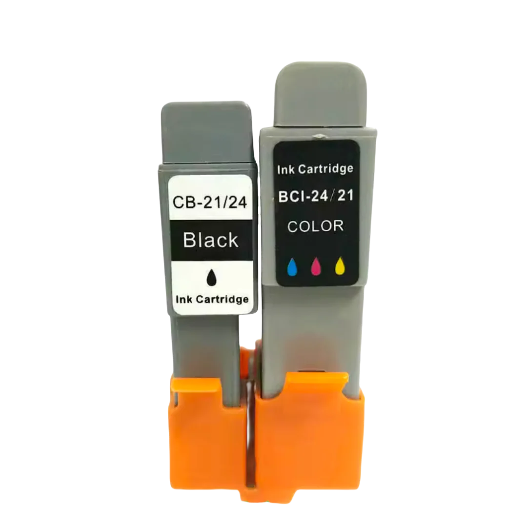 BCI-21 BCI-24 bci 21 24 kompatible Tintenpatrone für Canon BJC 2000 2100 2115 2120 400 410 400j 4000 Drucker Image