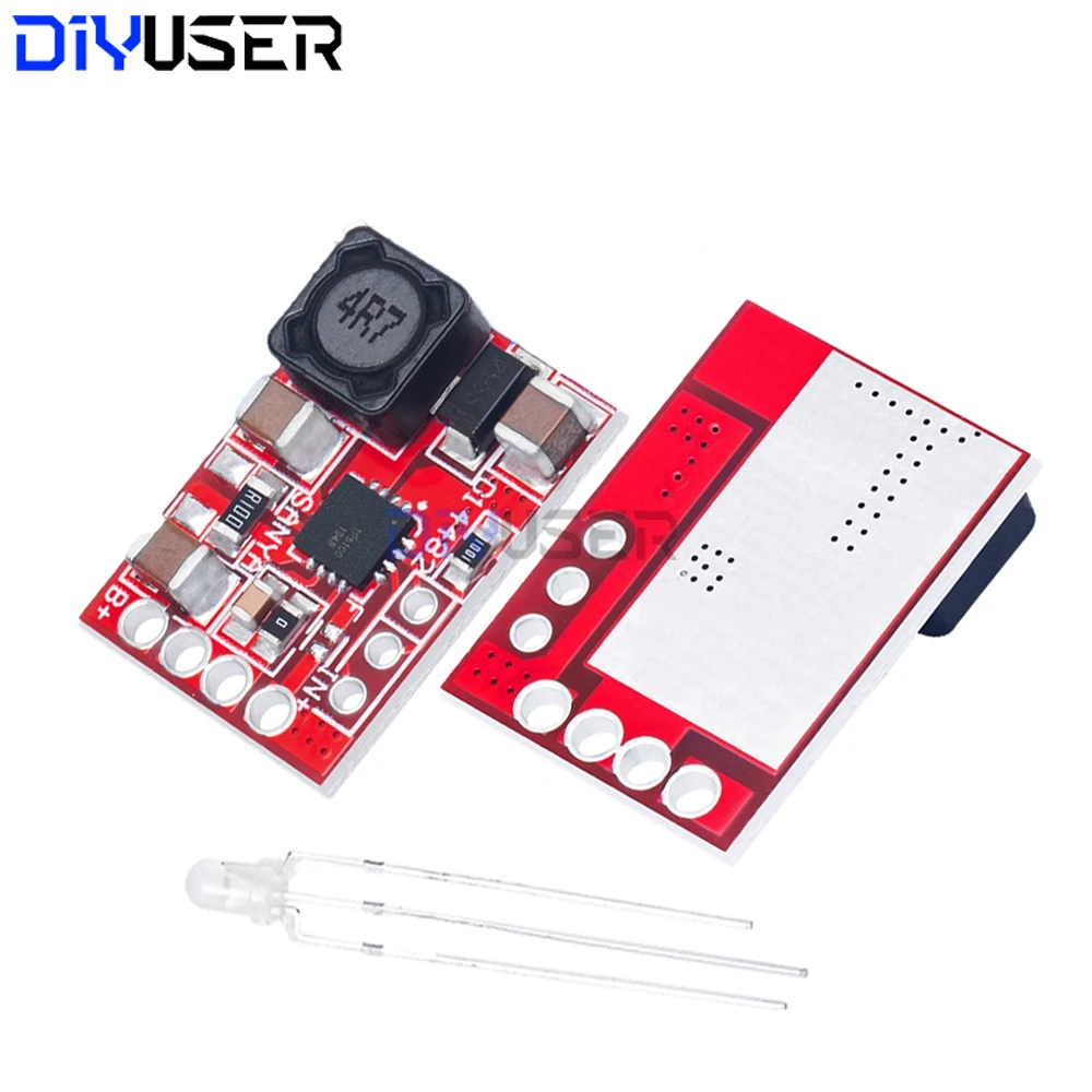 TP5000 Ladegerät Modul 2A Hochstrom 3,6 V 4,2 V Li-Ion LiFePO4 Batterie Ladeplatine mit LED-Anzeige und Schutz Image