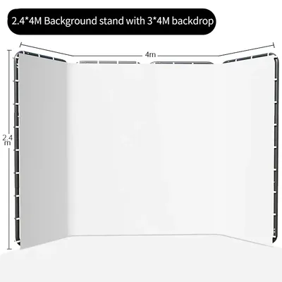 Sh 240x400cm Hintergrund Stand rahmen mit Fotografie Green Screen Kulissen Fotografie Hintergrund für lebende Video aufzeichnung