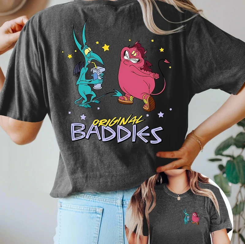 [Disney Villain T-Shirt] Disney Villain Grafik-T-Shirt für Herren und Damen, lässig, kurzärmelig, Disney World and Disneyland Resort Goods