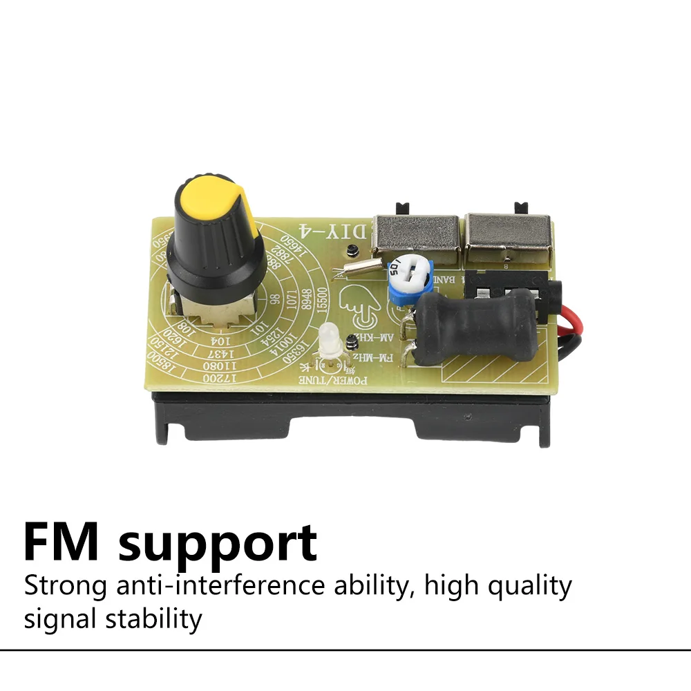 87-108 MHz FM Radio DIY Kit Stereo FM Sender Empfänger Modul FM/MW/SW Multiband Radio mittlere Welle Kurze Welle Kopfhörer Radi Image