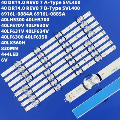 1TV LED-Hintergrundbeleuchtungsstreifen für 40-Zoll-Fernseher INNOTEK DRT 4.0 3.0 40 40LH5700 40LF630V SVL400 40LH5300 6916L-0885A