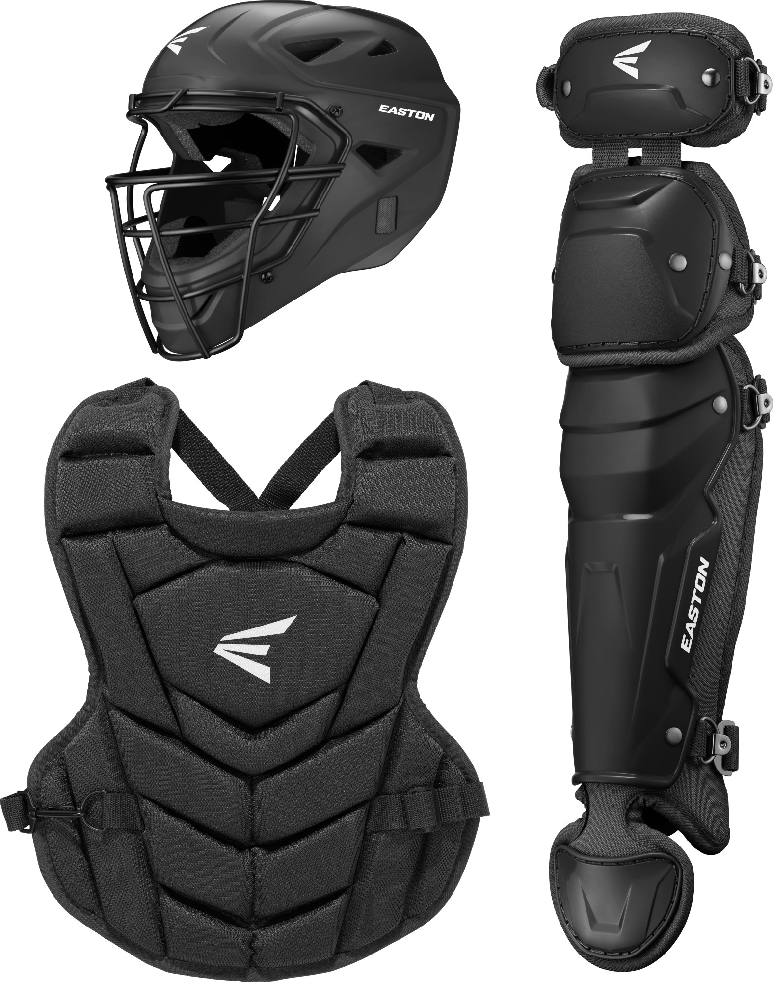 Easton BLACK MAGIC 3.0 Youth Catcher's Box Set - Ages 9-12 Black