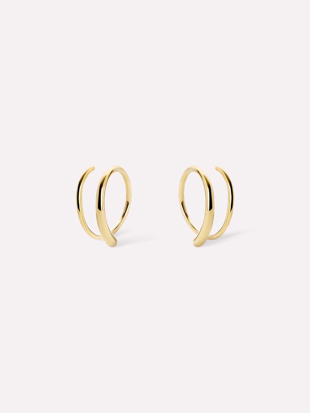 Women's Harley Double Hoop Earrings by Ana Luisa in Gold (Size OS)