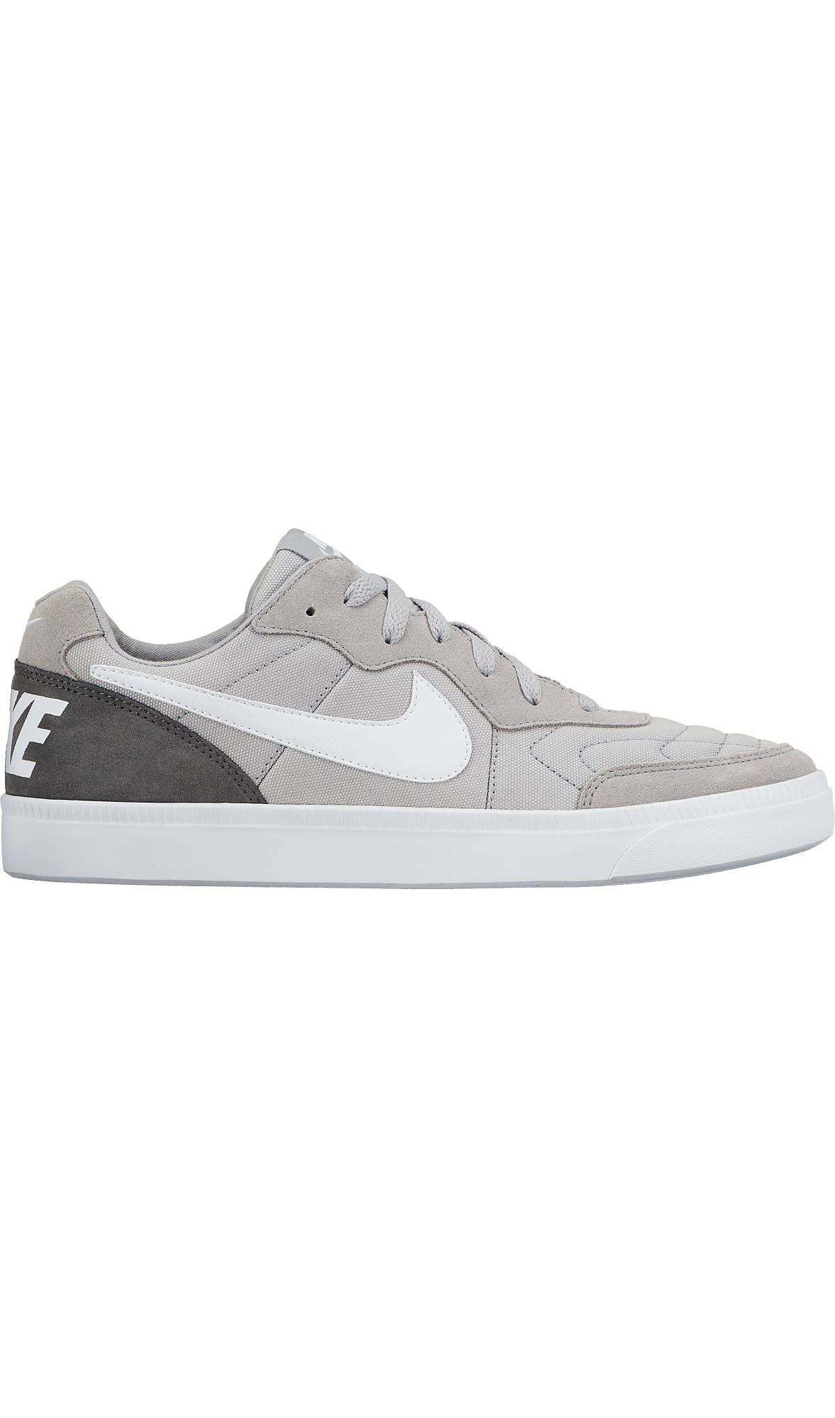 Sneaker NIKE SPORTSWEAR "NSW TIEMPO TRAINER", Herren, Gr. 45, wolf grau, weiß, dunkelgrau, Synthetik, Schuhe Sneaker
