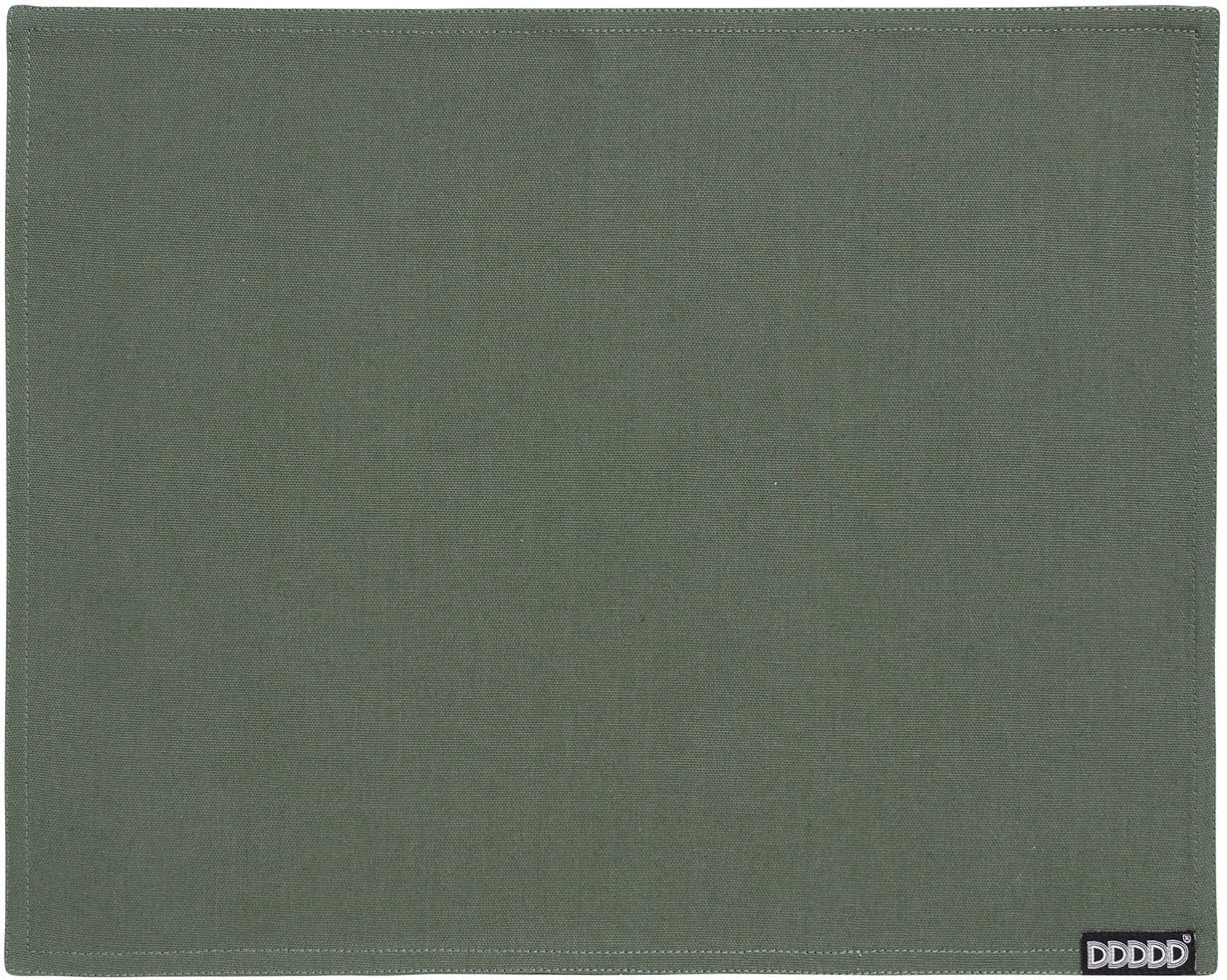 Platzset DDDDD "Kit", grün (tannengrün), B:35cm L:45cm, Obermaterial: 100% Baumwolle, Platzsets, Platzdecke, 35x45 cm, Baumwolle Image