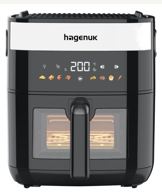 HAGENUK 2 in 1 Heißluftritteuse & Grill Image