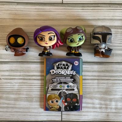 Disney Toys | Disney Doorables Star Wars Vinyl Figures Set | Color: Blue/Green | Size: Os