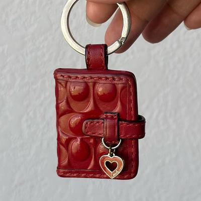 Coach Bags | Coach Photo Album Charm Key Fob | Color: Red | Size: 1.5" X 2"