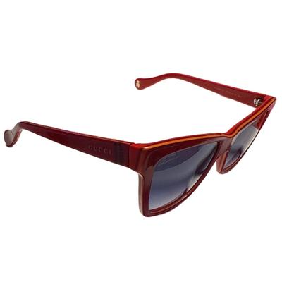 Gucci Accessories | Authentic Gucci Kids Sunglasses Gg 5006/C/S Kp5jj Red Blue Cat Eye Frames | Color: Orange/Red | Size: Kids Size Sunglasses