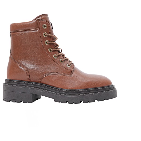 Ten Points - Women's Sonja Lace Boots Tanned Leather - Freizeitstiefel 40 | EU 40 braun