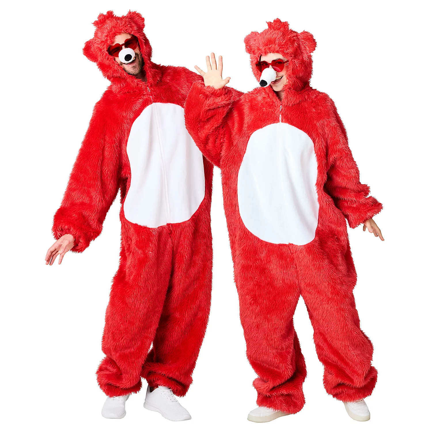 buttinette Bärenkostüm unisex, rot