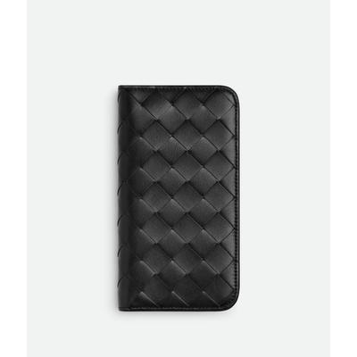 Intrecciato Iphone 16 Pro Foglio Case - Black - Bottega Veneta Cases
