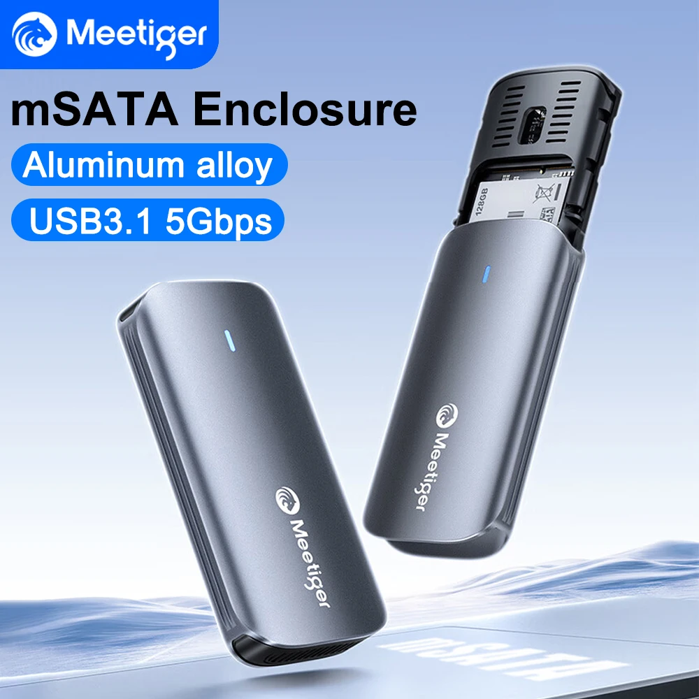 Meetiger – boîtier Mini mSATA SSD en alliage d