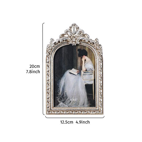 Europäischer Stil Harz Handbemalt Bilderrahmen Wanddekorationen, 1 Stück Bilderrahmen Image
