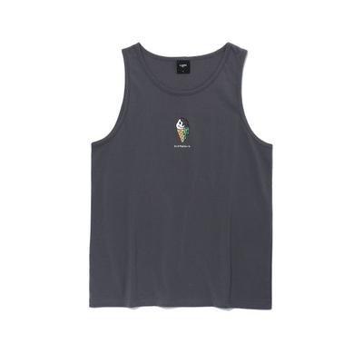 lmn3011 Ice Cream Sleeveless-Stone Grey