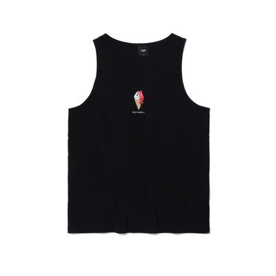 lmn3011 Ice Cream Sleeveless-Black