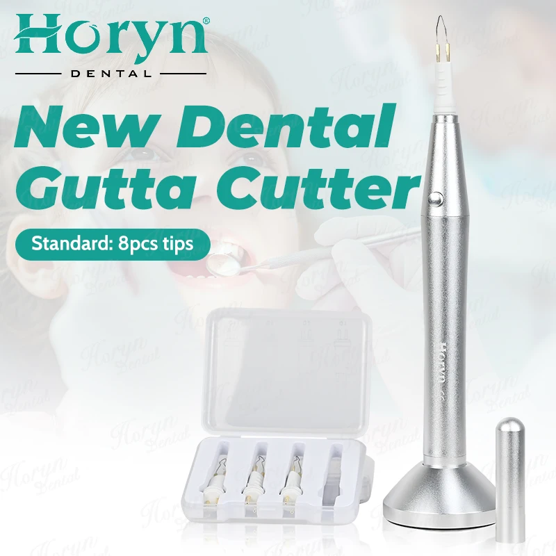 Dental Endo Gutta Percha Cutter Akku Zahnfleischschneider mit 8 Spitzen Akku Endo Dental Gutta Percha Points Cutter Image