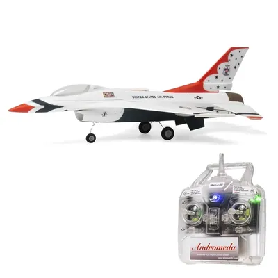 MinimumRC F-16 Micro Jet Simulation 30mm Duct 2S Gyro Self-Stabilizing RC Airplane Toy Remote Control Fixed-Wing Aircraft Model
