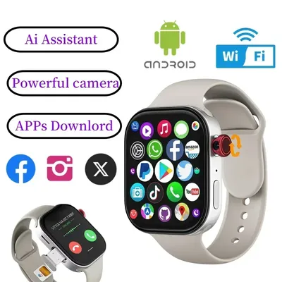 4G 5G VP99 Smartwatch LTE mit 180 ° rotierende Kamera Android Smartwatch 2,29 Zoll Breitbild SIM-Kartensteckplatz GPS WIFI Play Store