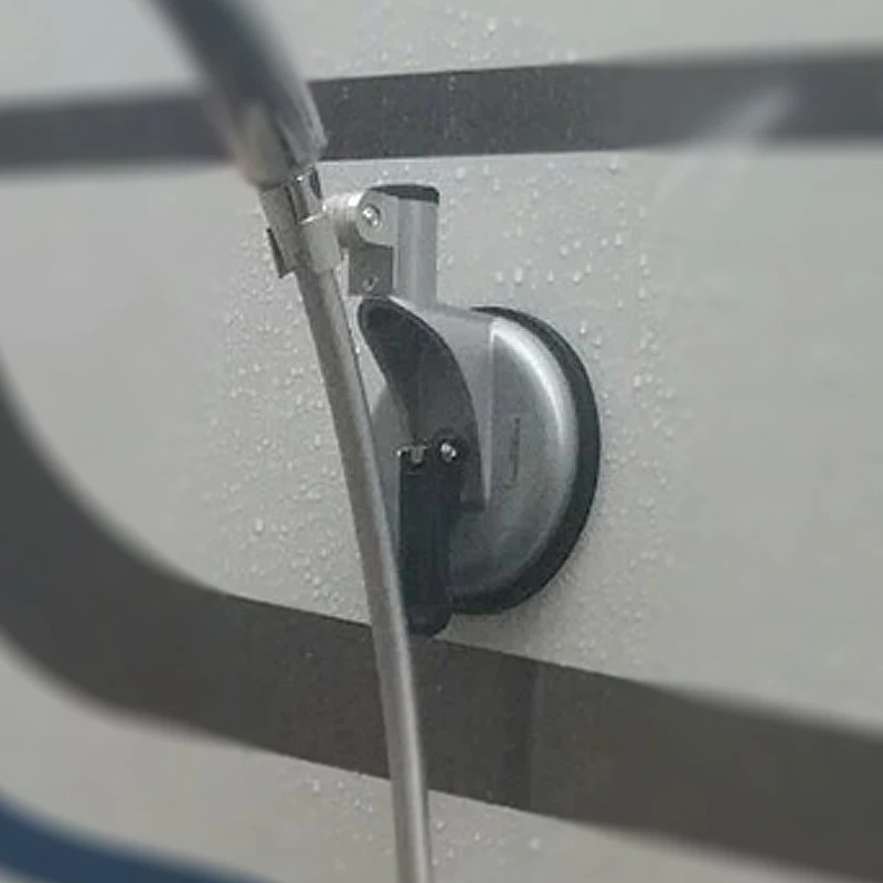 1Pc Outdoor Dusche Für RV Caravan Boot Saugnapf Dusche Halterung Für Camping Rv Außen Saugnapf Dusche Kopf stehen