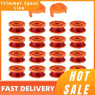 1set Trimmer Spule Linie für Worx Ersatz Gras Trimmer Linie Spule Set Für Worx Weed Eater 10FT/3,1 M Weed Eater Edger Linie