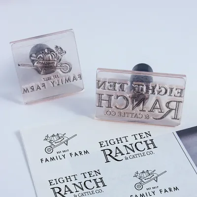 Custom Stamp Acrylic Personalized Seal Stamp LOGO Private Stamp Small Business Company Branding Inking Packaging Book Stamps