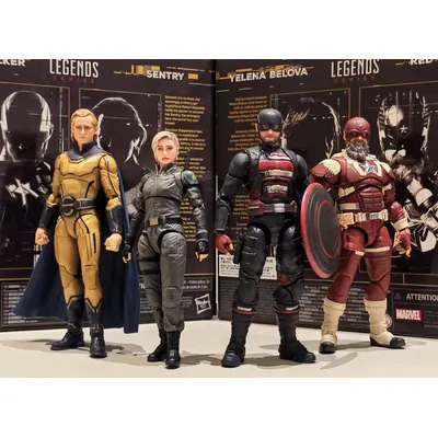 Original Marvel Legends Series Thunderbolts John F. Walker & Sentry And Yelenv & Red Guardian Action Figure 2-Pack G1831 Toys