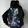 Pokémon Anime Greninja/Ash Ketchum Bedruckter Pullover Herbst/Winter Neuer lockerer lässiger amerikanischer Hip-Hop-Pullover für Herren und Damen