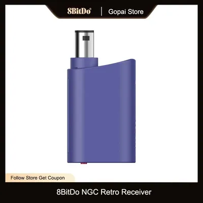 8BitDo NGC Retro Receiver Adapter For Nintendo GameCube Windows 10, 11, Compatible with Xbox One Series Wii U Game Controller ﻿