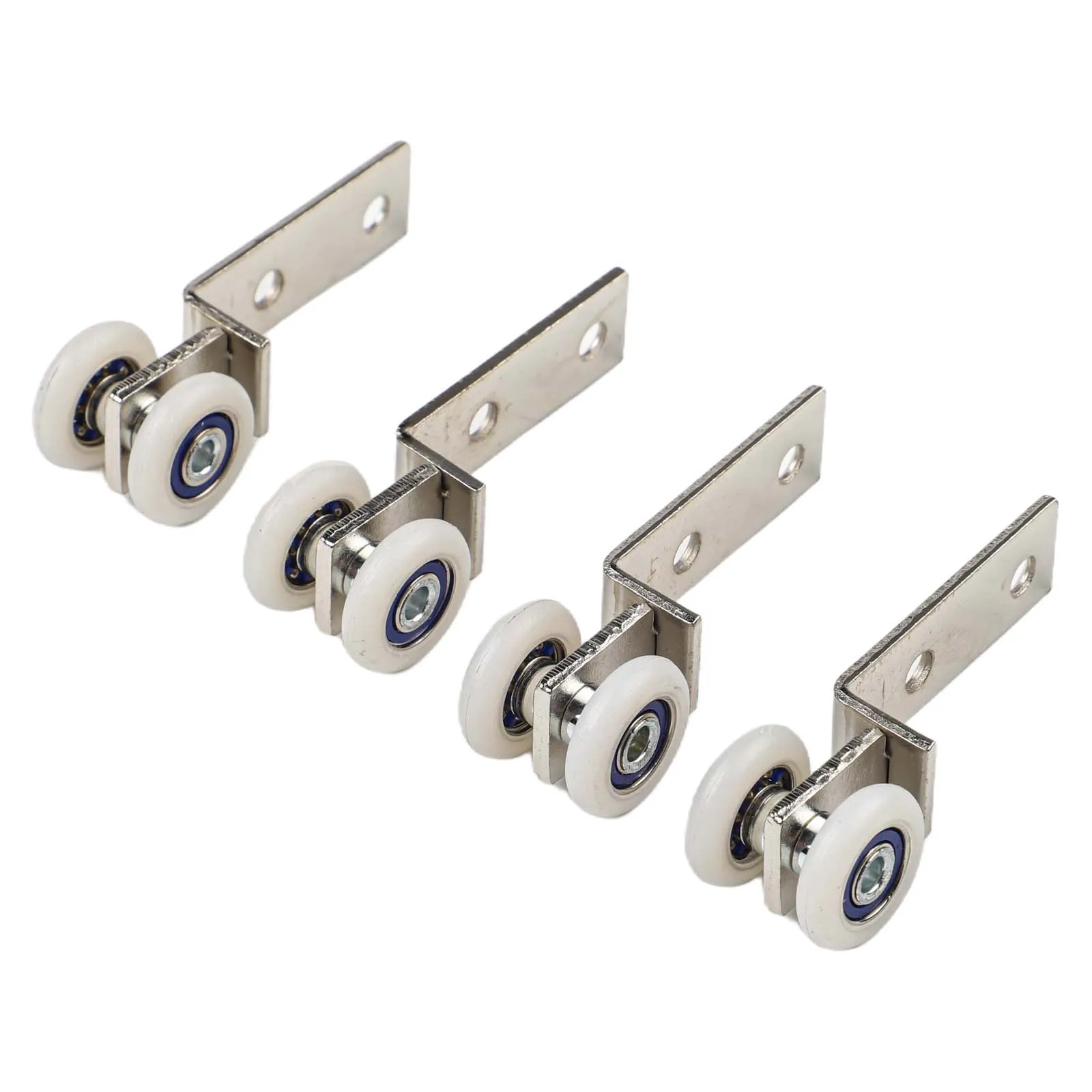 2/4 stücke Vorhang Schienen Riemenscheiben Schiebetür Riemenscheibe Hängen Track Flaschenzug Für Schiebetür Schränke Fenster Hardware