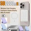 Caricabatterie rapido wireless magnetico Power Bank da 200000 mAh per Magsafe portatile con cavo USB-C per iPhone 16/15/Pro 2025