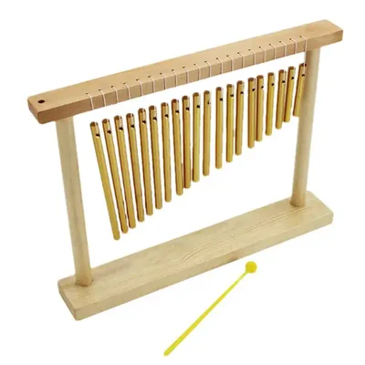 Single Row Bar Chimes Percussion Wind Chime Music Instrument With Mallet Single Row Bar Chimes Percussion Instrument Percussion