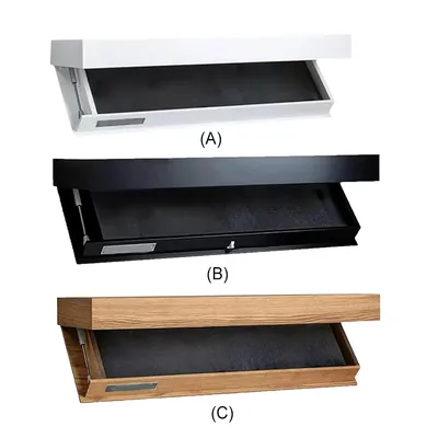 Wooden Magic Flap Shelf with Secret Compartment Storage Rack Wall-Mounted Display Cabinet Rack for Book Wine Plants Disc