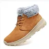 Winter Warme Männer Stiefel Neue Casual Komfortable Langlebig Männer Wanderschuhe Outdoor Große Größe Leder Nicht-Slip Männlichen High top Schnee Stiefel