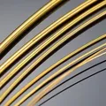 Filo nudo rotondo in ottone morbido completamente raccolto per gioielli artigianali 0,3 0,4 0,5 0,6 0,7 0,8 0,9 1 1,2 1,3 1,4 1,5 1,6 1,8 2 3 4 5 6 mm