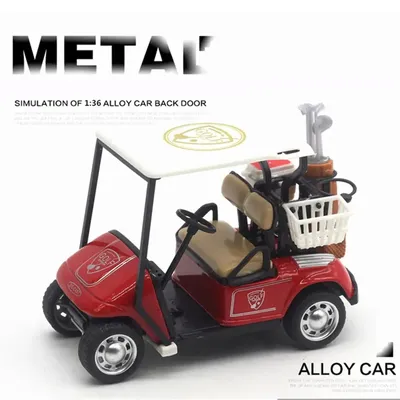1:36 Golf Model Mini Pull-Back Car Toy Alloy Classic Car Model Kids Toy Easy Operation Safe for Children Holiday Birthday Gift