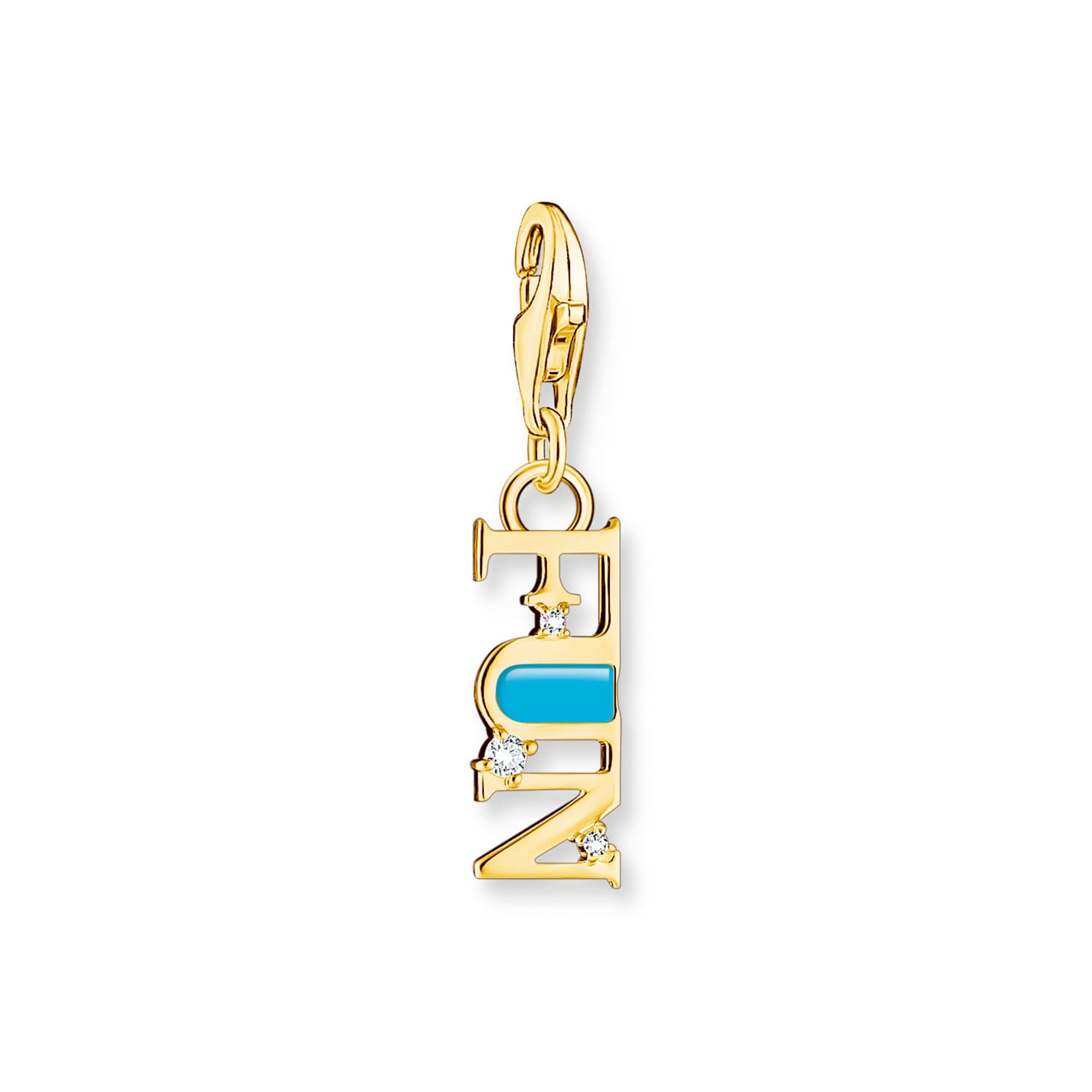Thomas Sabo Unisex Fun Charm Pendant in Gold Silver - One Size | Thomas Sabo Sale | Discount Designer Brands