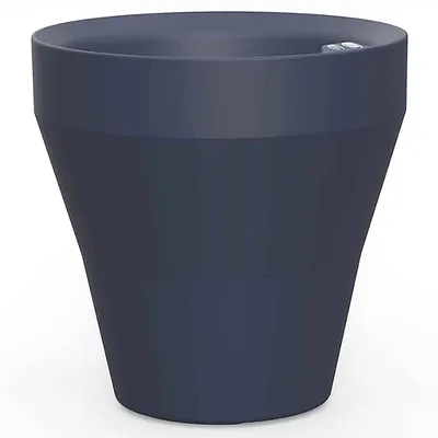 Crescent Garden TruDrop Self Watering Round Indoor/Outdoor Planter