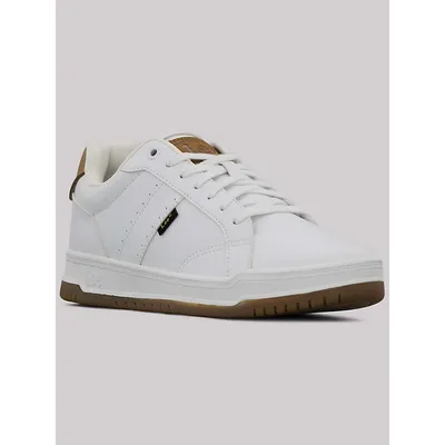 Men’s Lee Streeter Low Top Sneaker White/Tan (Size 13 x M)